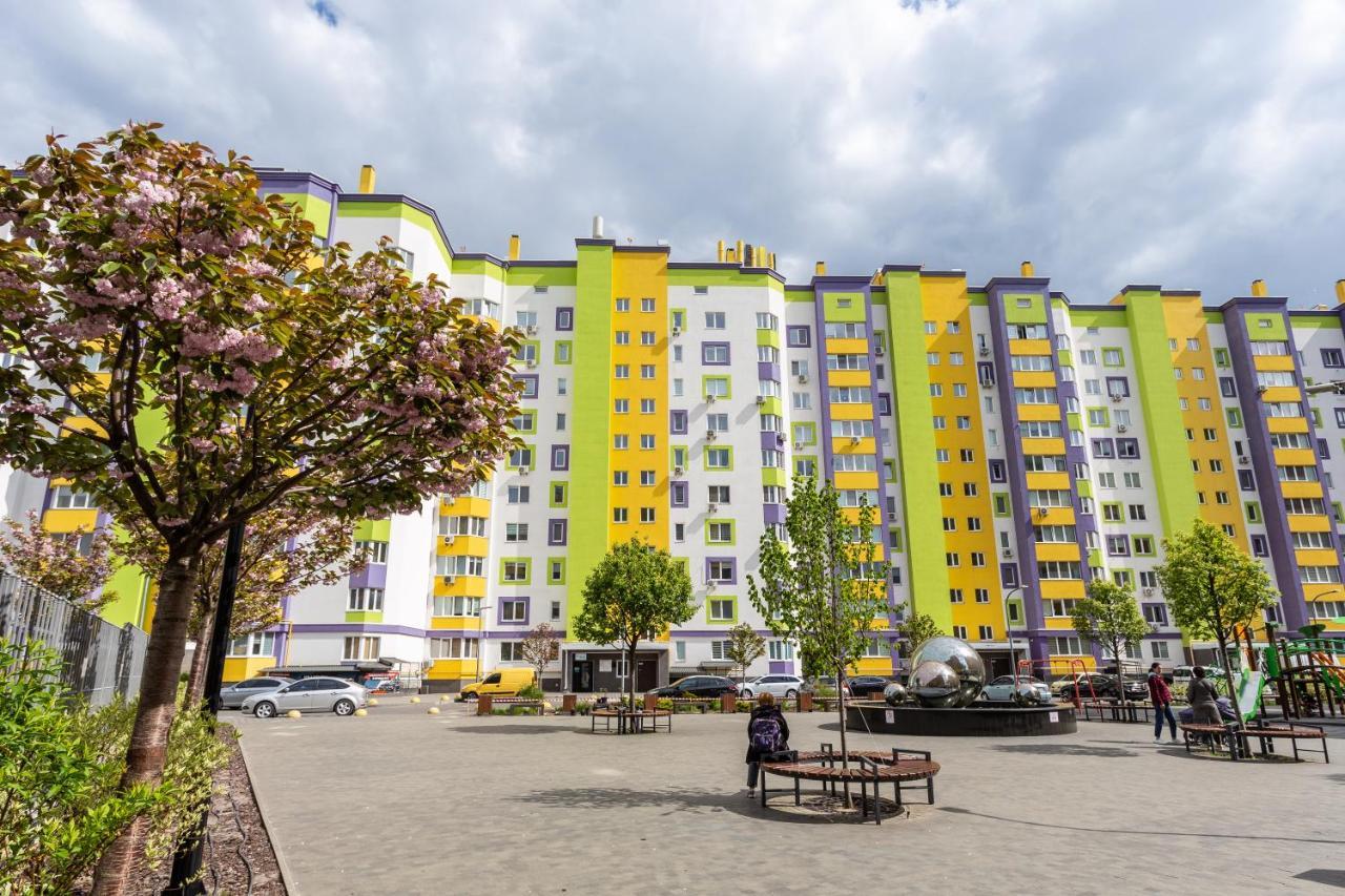 0157 Сучасні Нові Апартаменти Жк Щасливий Kiev Bagian luar foto